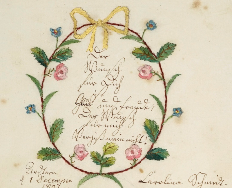 Lot 2052, Auction  125, Stammbuch, der Friederike Gelbke aus Sachsen-Anhalt