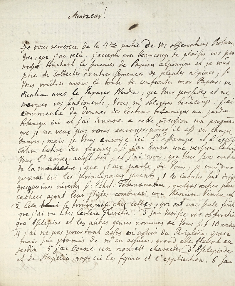 Lot 2071, Auction  125, Rottböll, Christen Friis, Brief an einen Kollegen. 1771