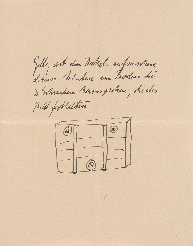 Lot 2139, Auction  125, Kirchner, Ernst Ludwig, Brief an einen Kunden. 1935