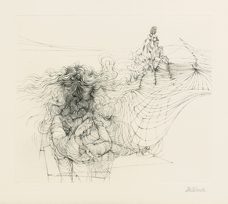 Lot 3027, Auction  125, Grall, Alex und Bellmer, Hans, Die Zeichnungen von Hans Bellmer. Berlin, Propyläen, 1969. - Vorzugsausgabe mit signierter Original-Radierung