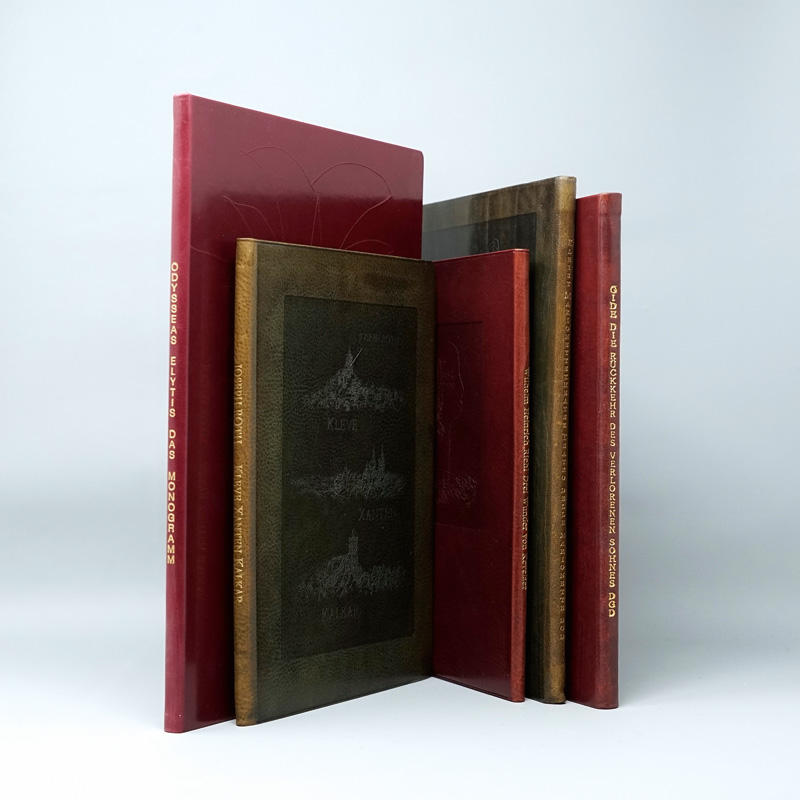 Lot 3073, Auction  125, Dieter Grauer Design, Sammlung von 8 bibliophilen Pressendrucken. Rom u. a., Dieter Garuer Design, 1983-1990