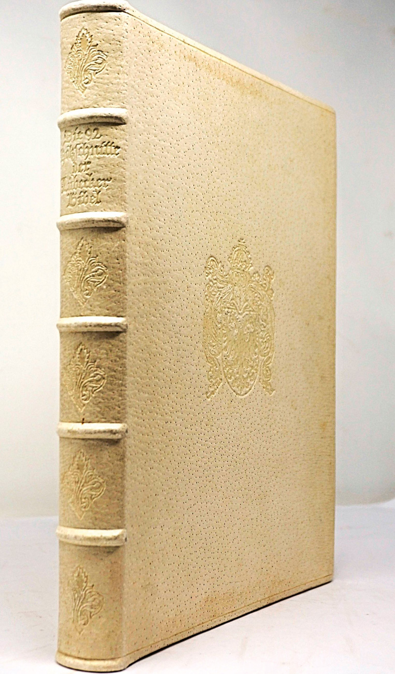 Lot 3076, Auction  125, Dorfner, Otto, Die 92 Holzschnitte der Lübecker Bibel aus dem Jahre 1494. Weimar, G. Kiepenheuer, 1917.