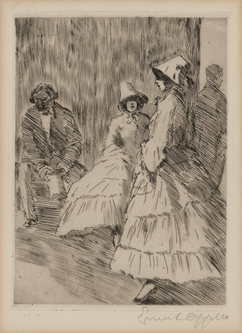 Lot 3276, Auction  125, Oppler, Ernst, Zwei Radierungen. Um 1914. - Signiert und nummeriert