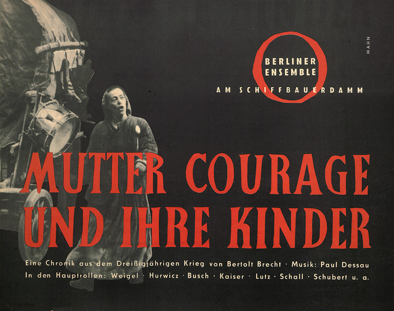 Lot 3448, Auction  125, Berliner Ensemble, Am Schiffbauerdamm. 9 Kleinplakate bedeutender Stücke. Berlin, Graphische Werkstätten u.a., 1956