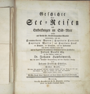 Los 9 - Hawkesworth, John - Geschichte der See-Reisen und Entdeckungen im Süd-Meer - 2 - thumb