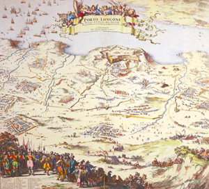 Lot 85, Auction  126, Blaeu, Johannes, Porto Longone Forteresse de la Toscane, Dans l'Isle d'Elbe