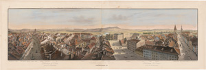 Lot 106, Auction  126, Huber, H, Panorama von Bern vom Käfigthurm aus