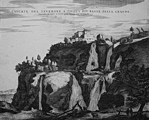 Lot 107, Auction  126, Italien, Drei Radierungen mit Ansichten von Tivoli