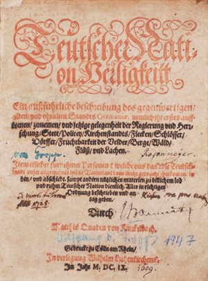 Lot 189, Auction  126, Quad, Matthias, Teutscher Nation Heiligkeitt