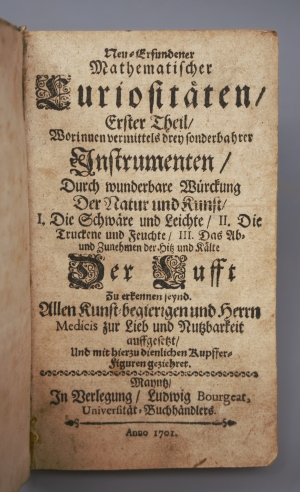 Los 342 - Kohlhans, Johann Christoph - Curiositäten Neu-erfundene mathematische und optische Curiositäten - 1 - thumb