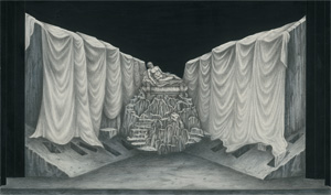Los 459 - Halmen, Pet und Wagner, Richard - Bühnenbildentwürfe für Wagner-Operninszenierung - 0 - thumb