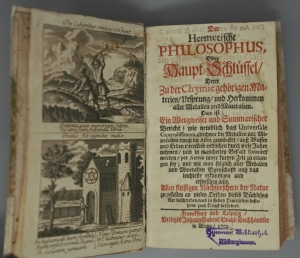 Los 472 - Hermetische Philosophus, - Oder Haupt-Schlüssel derer zu der Chymie gehörigen Materien + Basilius Valentinus - 5 - thumb