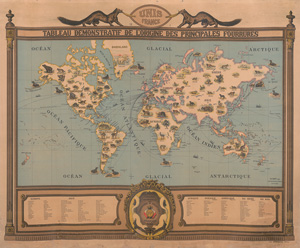 Lot 496, Auction  126, Hanot, H. G., Tableau demonstratif de l'origine des principales fourrures