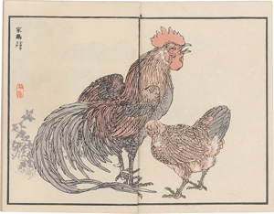 Los 601 - Bairei, Kôno - Hykuchô gafu zokuhen (japonice: Album der 100 Vögel und Blumen) - 1 - thumb