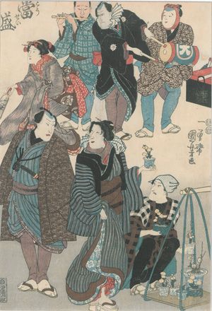 Lot 657, Auction  126, Kuniyoshi, Utagawa, Tōsei haru no yukikō 