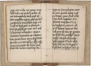 Lot 1016, Auction  126, Muleysen, Johannes, Nürnberger Predigten, Fragment einer Handschrift aus dem Dominikanerinnenkloster St. Katharina in Nürnberg