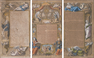 Lot 1214, Auction  126, Kanontafeln, mit Texten zur lateinisch-römischen Mess-Liturgie