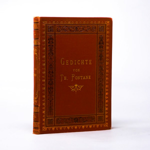 Lot 2027, Auction  126, Fontane, Theodor, Gedichte (Zweite Auflage)