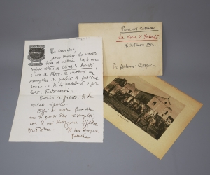 Los 2501 - Annunzio, Gabriele d' - Brief mit Beilagen an Leutnant Antonio Cippico. 1918 - 1 - thumb