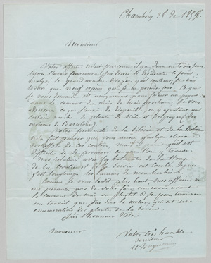 Lot 2558, Auction  126, Französische Botaniker, 65 Briefe, Karten und Manuskipte an Fachkollegen. 1840-1908 