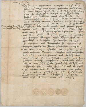 Lot 2597, Auction  126, Oppen, Wilhelm von, Generalvollmacht für Stellvertreter vor dem Kurfürsten von Sachsen. 1554