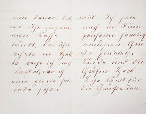 Lot 2603, Auction  126, Wilhelm II., Deutscher Kaiser, Brief als vierjähriges Kind an eine Cousine. 1863