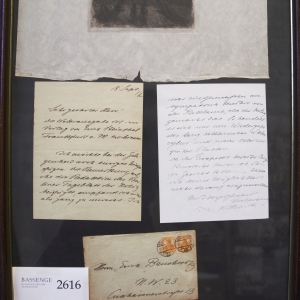 Los 2616 - Kollwitz, Käthe - Brief über den Weber-Zyklus. Dabei eine Radierung. 1917 - 1 - thumb