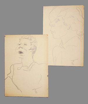 Lot 3076, Auction  126, Dolbin, Benedikt Fred, Portrait von Enid Szantho