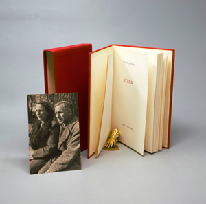 Lot 3219, Auction  126, Jünger, Ernst, Sturm. Olten 1963. - 500 Exemplare. - Mit sign. Porträtfotografie von E. J.
