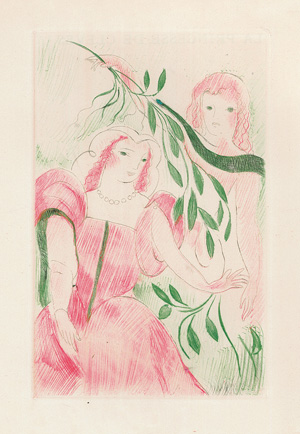 Lot 3296, Auction  126, La Fayette, M. M. Comtesse de und Laurencin, Marie - Illustr., La Princesse de Clèves