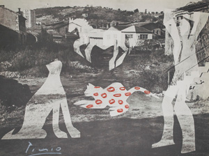 Picasso, Pablo, Signierte Tafel (Nr. 17) aus "Diurnes". Paris, Berggruen, 1962