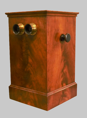 Los 3429 - Le Taxiphote - Tisch-Stereobetrachter - Stereobetrachter mit Nussbaumkorpus mit zwei Okularen - 1 - thumb