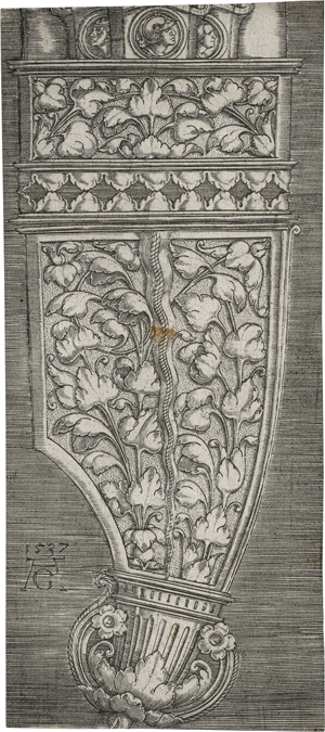 Lot 5004, Auction  126, Aldegrever, Heinrich, Ornament für die Spitze einer Dolchscheide