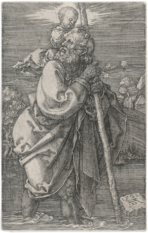 Los 5079 - Dürer, Albrecht - Der hl. Christopherus  mit zurückgewandtem Kopfe - 0 - thumb