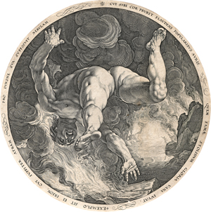 Los 5127 - Goltzius, Hendrick - Der Sturz des Ixion. - 0 - thumb