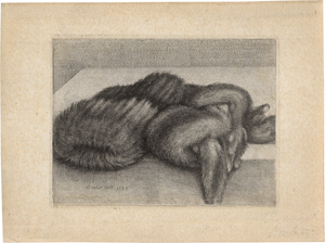 Los 5137 - Hollar, Wenzel - Gestreifter Muff und Pelzboa - 0 - thumb