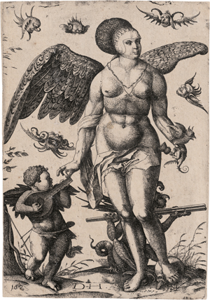 Los 5145 - Hopfer, Daniel - "Frau Venus" mit Amor und Teufel - 0 - thumb