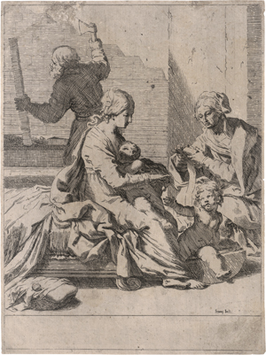 Los 5235 - Sirani, Elisabetta - Die Hl. Familie mit der hl. Elisabeth und dem Johannesknaben - 0 - thumb