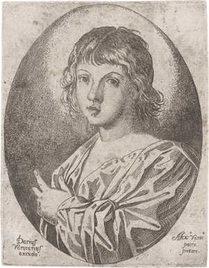 Los 5244 - Varotari d. J., Dario - Büste eines Jünglings im weiten Gewand nach links - 0 - thumb