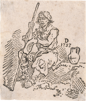Los 5285 - Dietrich, Christian Wilhelm Ernst - Der blinde Bettler - 0 - thumb