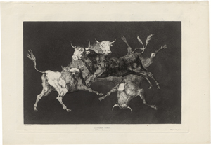 Lot 5294, Auction  126, Goya, Francisco de, Los Proverbios: Vier ergänzende Blätter