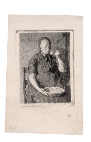 Lot 5370, Auction  126, Ilsted, Peter, Frau, speisend