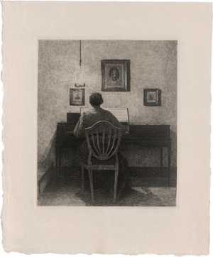 Lot 5371, Auction  126, Ilsted, Peter, Spielende Dame