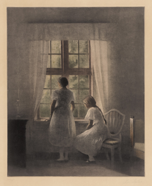 Lot 5380, Auction  126, Ilsted, Peter, Zwei Mädchen am Fenster