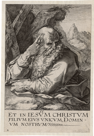 Lot 5560, Auction  126, Goltzius, Hendrick - nach, Christus, die zwölf Apostel und Paulus