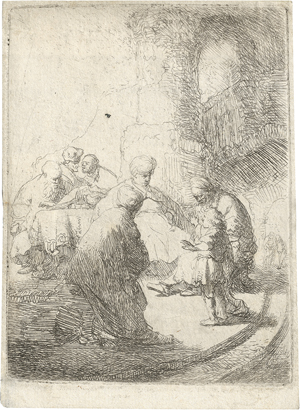Lot 5666, Auction  126, Rembrandt Harmensz. van Rijn, Jesus als Knabe unter den Schriftgelehrten