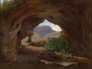 Los 6093 - Dänisch - um 1840. Felsenbogen in den Sabiner Bergen bei Civitella - 0 - thumb