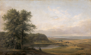 Los 6096 - Carl, Adolph Heinrich Wilhelm - UM 1880. Landschaft mit Blick auf die Insel Moen (Møn) - 0 - thumb