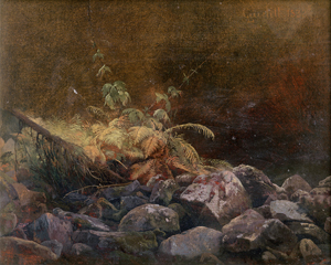 Los 6099 - Gurlitt, Louis - Farnkraut auf einem Geröllfeld in Norwegen - 0 - thumb