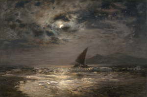 Los 6144 - Koerner, Ernst Carl Eugen - Mondnacht an der Küste von Zakynthos in Griechenland - 0 - thumb